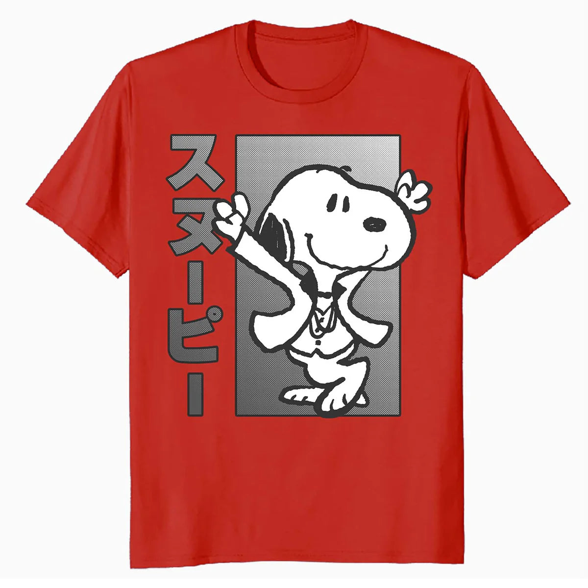 Peanuts Tokyo Snoopy Dancing Japan Pet Lovers Retro 70s 90s Official Men's T-Shirt