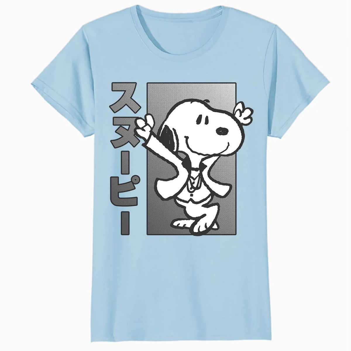 Peanuts Tokyo Snoopy Dancing Japan Pet Lovers Retro 70s 90s Official Women's SKINNY FIT T-Shirt