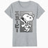 Peanuts Tokyo Snoopy Dancing Japan Pet Lovers Retro 70s 90s Official Women's SKINNY FIT T-Shirt