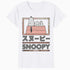 Peanuts Tokyo Snoopy Dog House Japan Fun Kanji Lol Retro 90s Official Women's SKINNY FIT T-Shirt