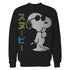 Peanuts Tokyo Snoopy Joe Cool Vintage Comic Japanese Manga Official Sweatshirt