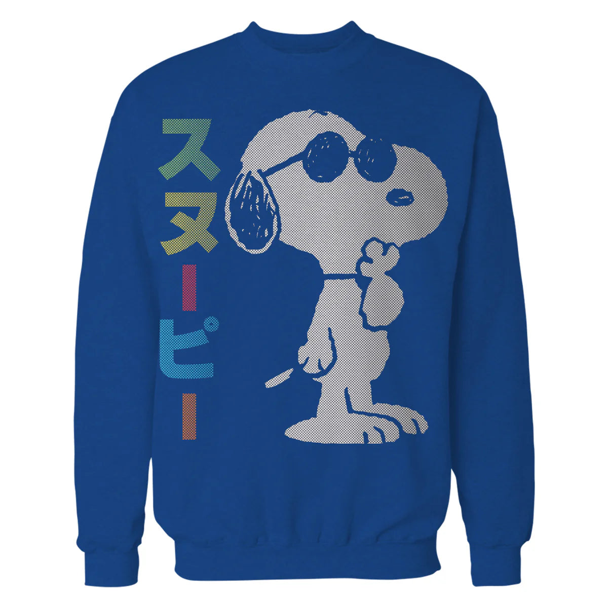 Peanuts Tokyo Snoopy Joe Cool Vintage Comic Japanese Manga Official Sweatshirt