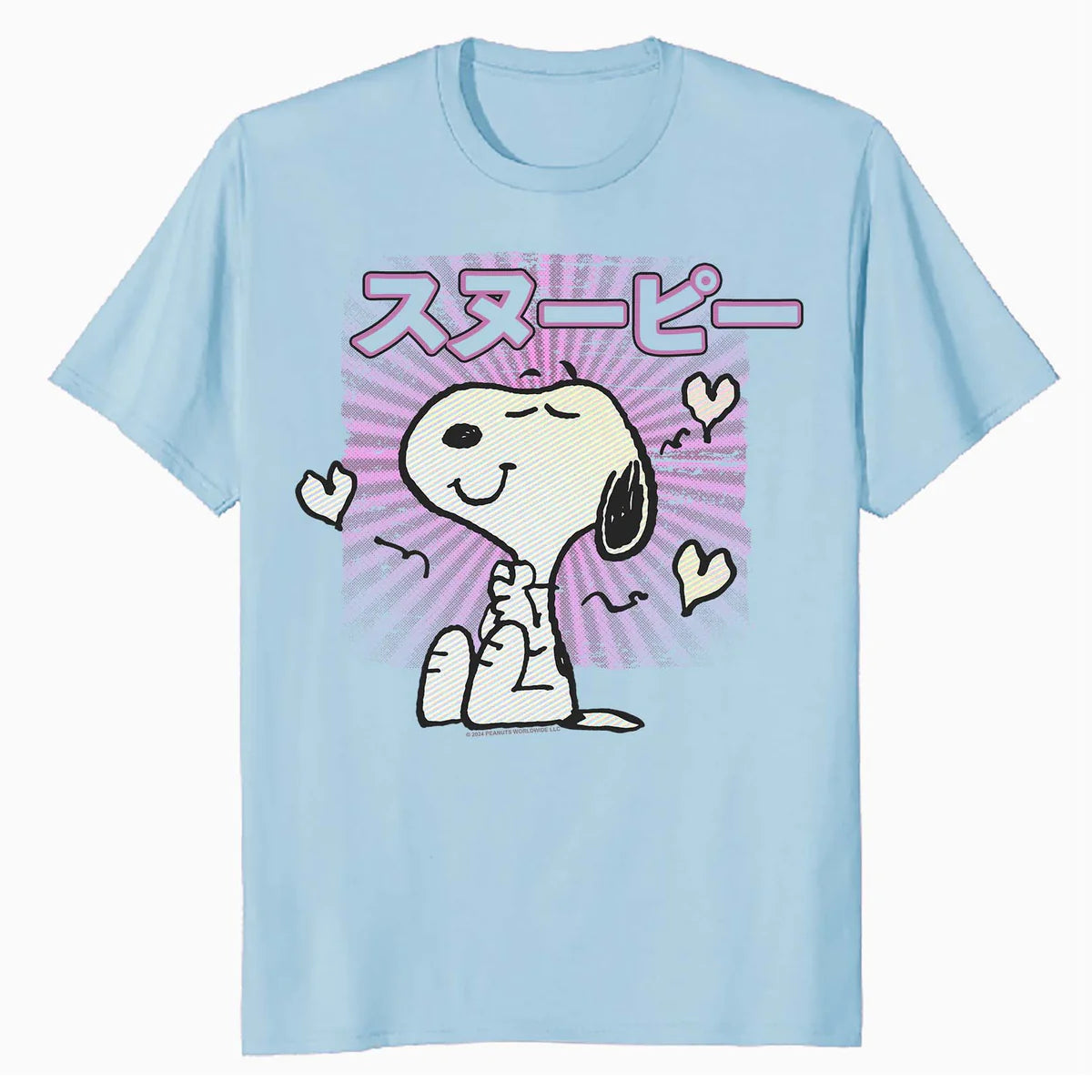 Peanuts Tokyo Snoopy Love Hearts Vintage Japan BFF Kanji VHS Official Men's T-Shirt