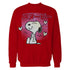 Peanuts Tokyo Snoopy Love Hearts Vintage Japan BFF Kanji VHS Official Sweatshirt