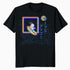 Peanuts Tokyo Snoopy Surfs Up Japan Vintage Kanji VHS Glitch Official Men's T-Shirt