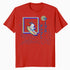 Peanuts Tokyo Snoopy Surfs Up Japan Vintage Kanji VHS Glitch Official Men's T-Shirt