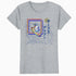 Peanuts Tokyo Snoopy Surfs Up Japan Vintage Kanji VHS Glitch Official Women's SKINNY FIT T-Shirt