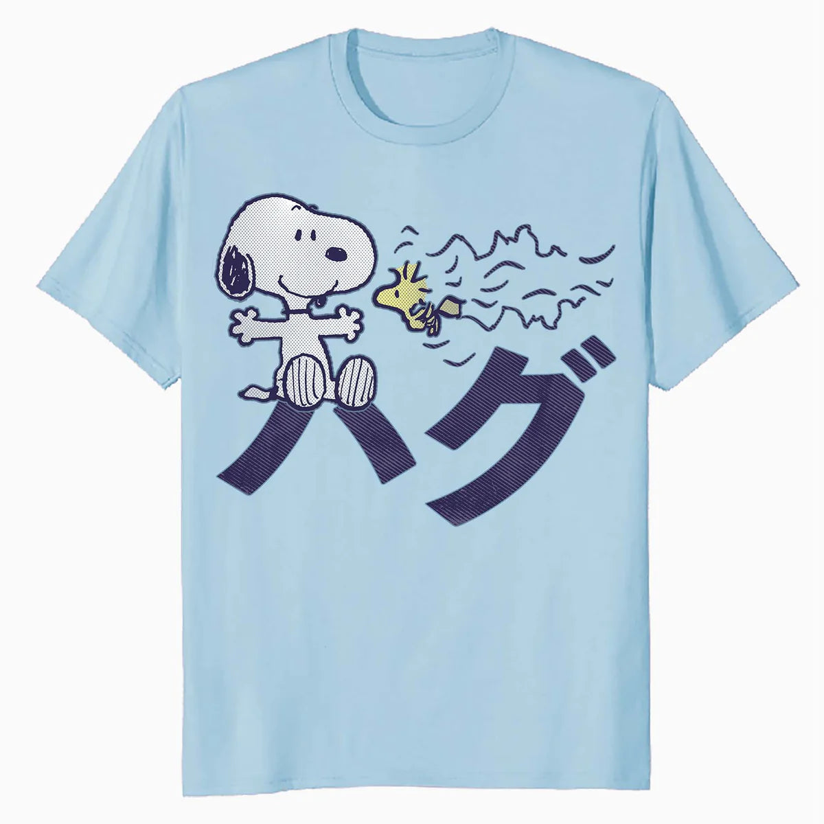 Peanuts Tokyo Snoopy Woodstock Japan Hugs Kanji Love BFF XO Official Men's T-Shirt