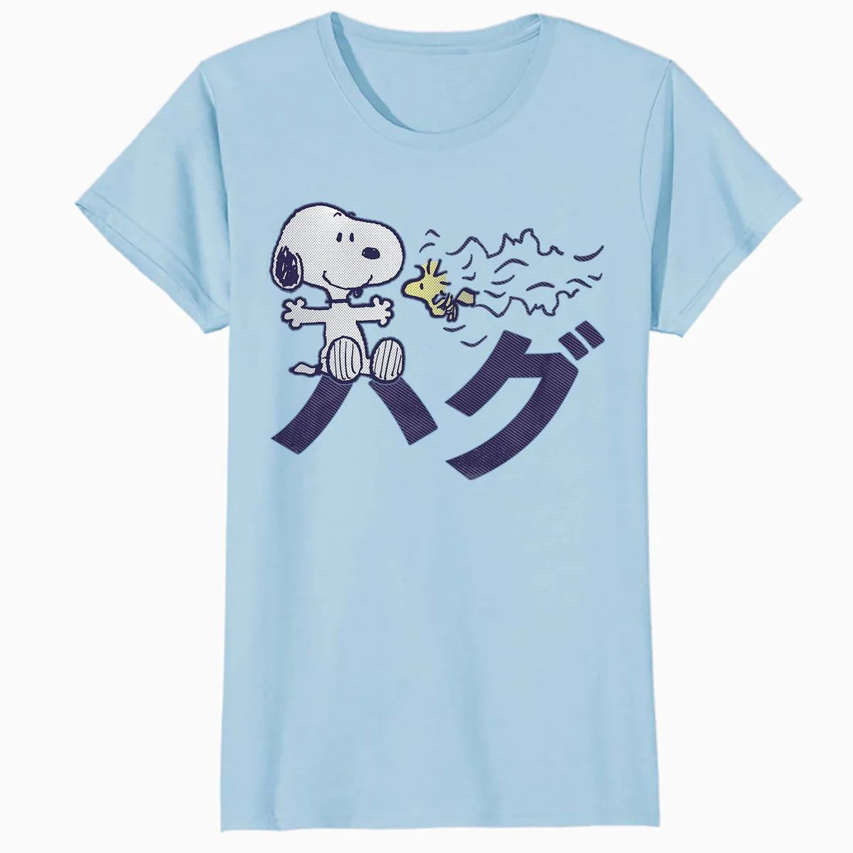 Peanuts Tokyo Snoopy Woodstock Japan Hugs Kanji Love BFF XO Official Women's SKINNY FIT T-Shirt