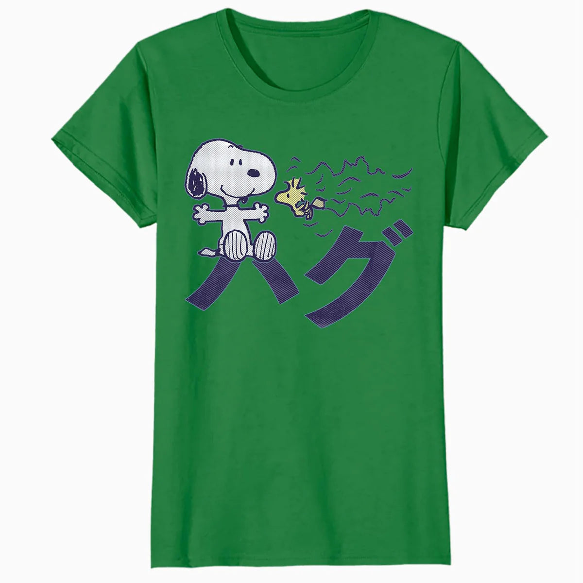 Peanuts Tokyo Snoopy Woodstock Japan Hugs Kanji Love BFF XO Official Women's SKINNY FIT T-Shirt