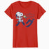 Peanuts Tokyo Snoopy Woodstock Japan Hugs Kanji Love BFF XO Official Women's SKINNY FIT T-Shirt