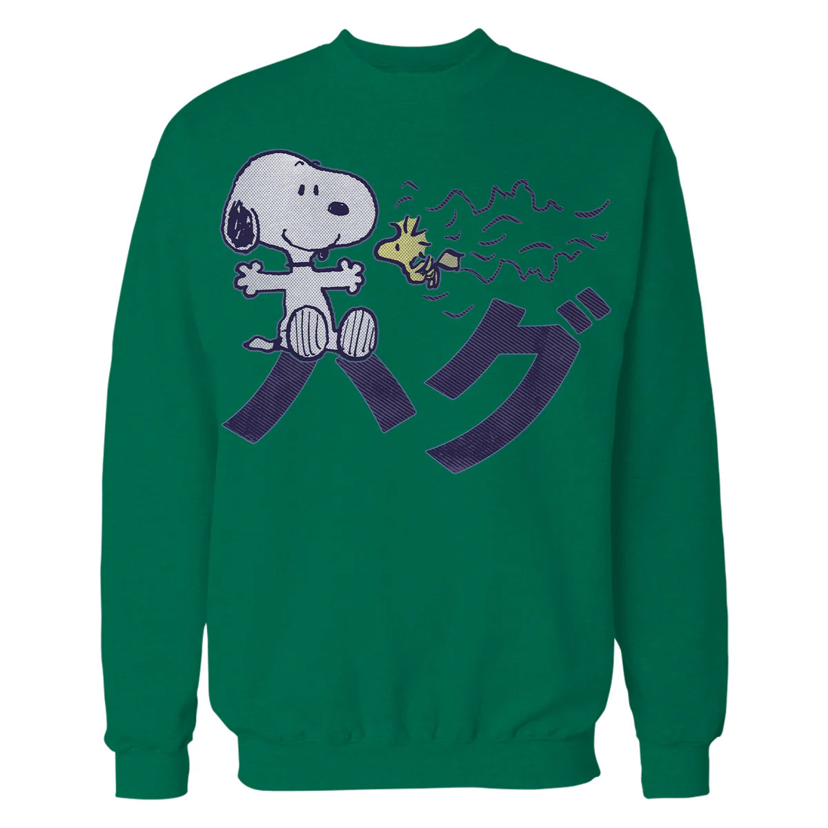 Peanuts Tokyo Snoopy Woodstock Japan Hugs Kanji Love BFF XO Official Sweatshirt