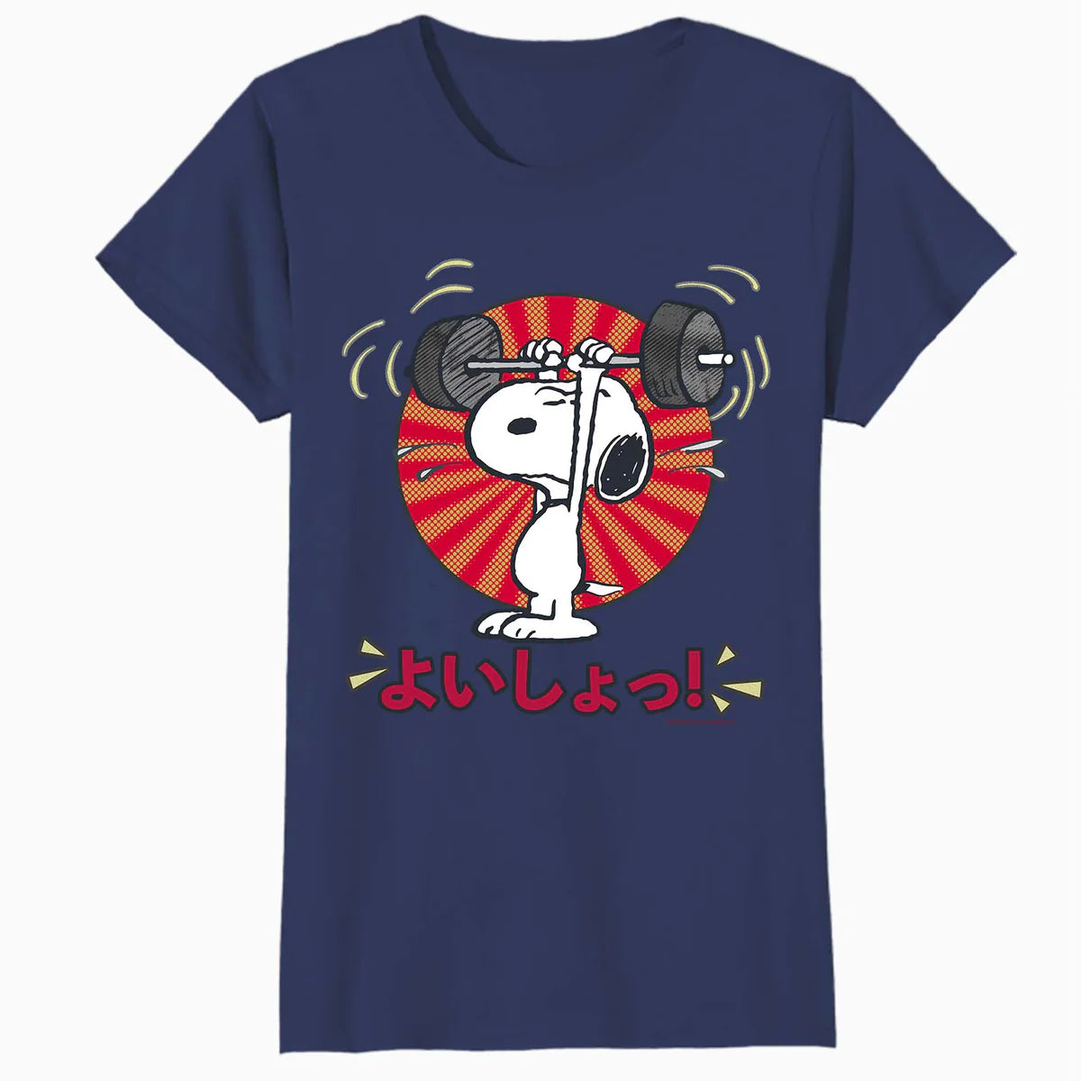 Peanuts Tokyo Snoopy Workout Japan Comic Retro 90s Manga Gym Official Women's SKINNY FIT T-Shirt