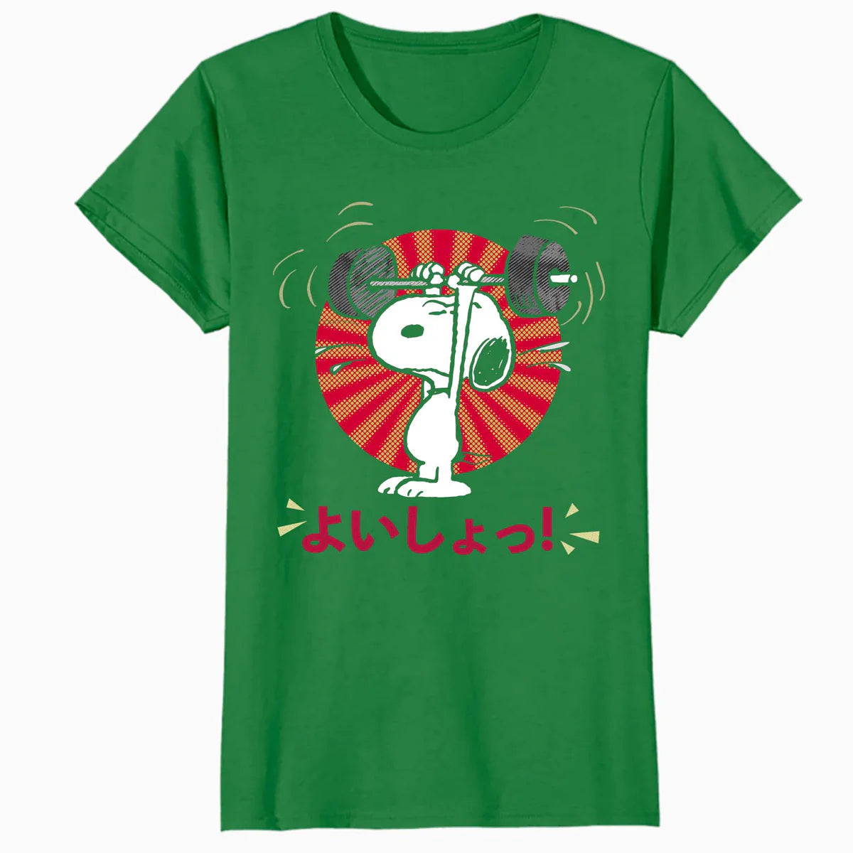 Peanuts Tokyo Snoopy Workout Japan Sunrise Comic Manga Gym Official Women's SKINNY FIT T-Shirt