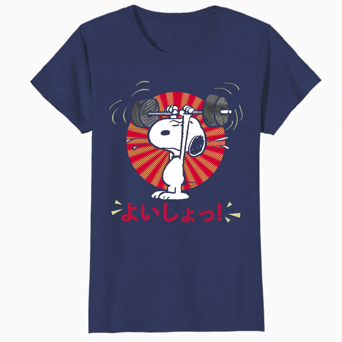 Peanuts Tokyo Snoopy Workout Japan Sunrise Comic Manga Gym Official Women's SKINNY FIT T-Shirt