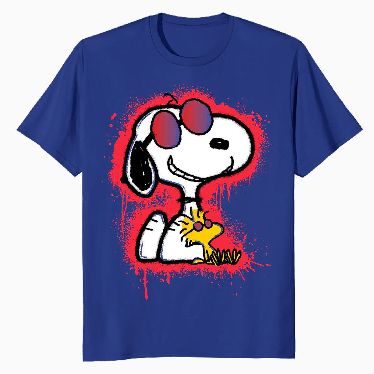 Peanuts Wyldstyle Snoopy Woodstock Graffiti Stencil Pop Art Official Men's T-Shirt