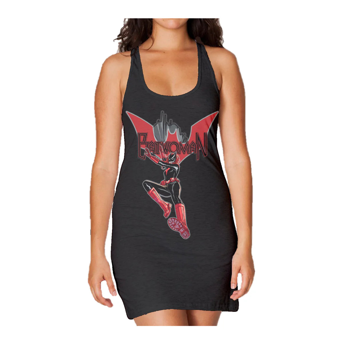 DC Comics Batwoman Logo Entrance Women's Long Tank Dress