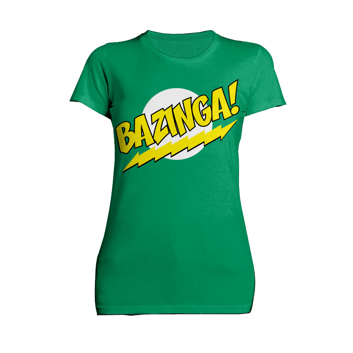 Big Bang Theory + Logo Bazinga Official Women's T-Shirt