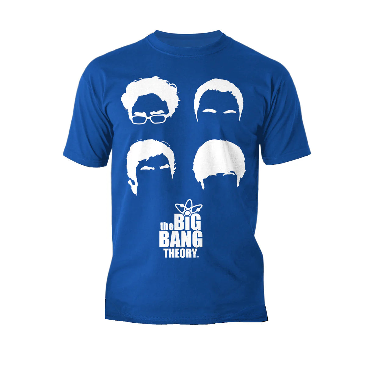 Big Bang Theory + Logo Group Hair Official Men's T-shirt