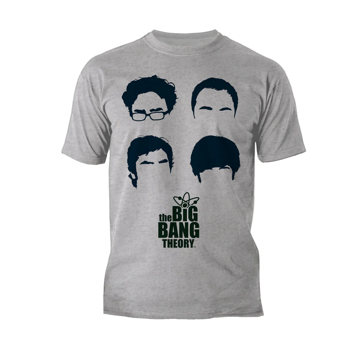 Big Bang Theory + Logo Group Hair Official Men's T-shirt