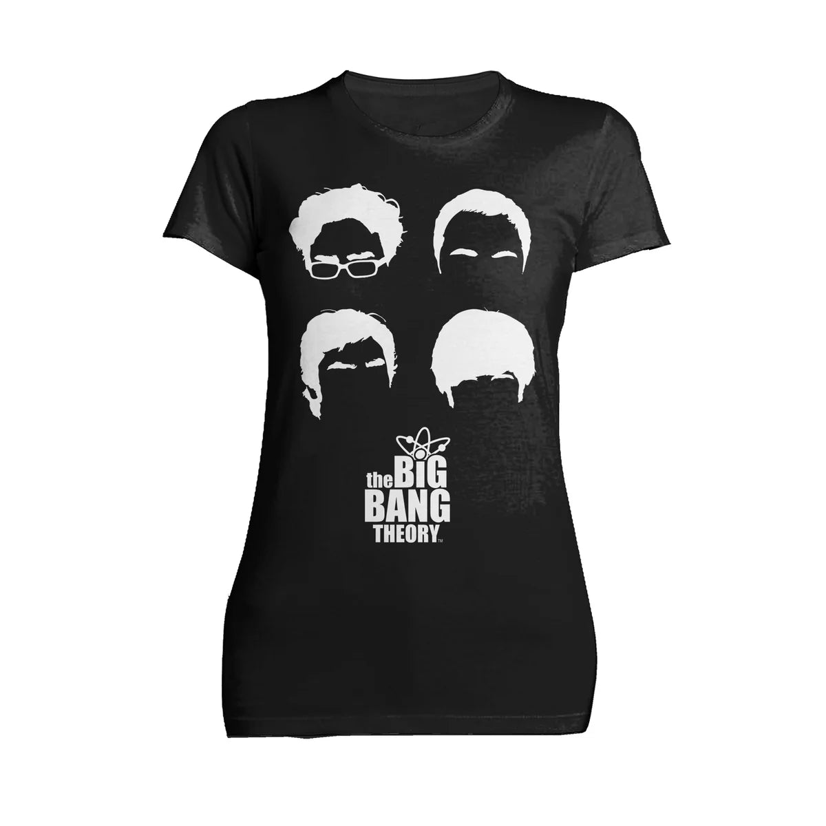 Big Bang Theory + Logo Group Hair Official Women's T-shirt