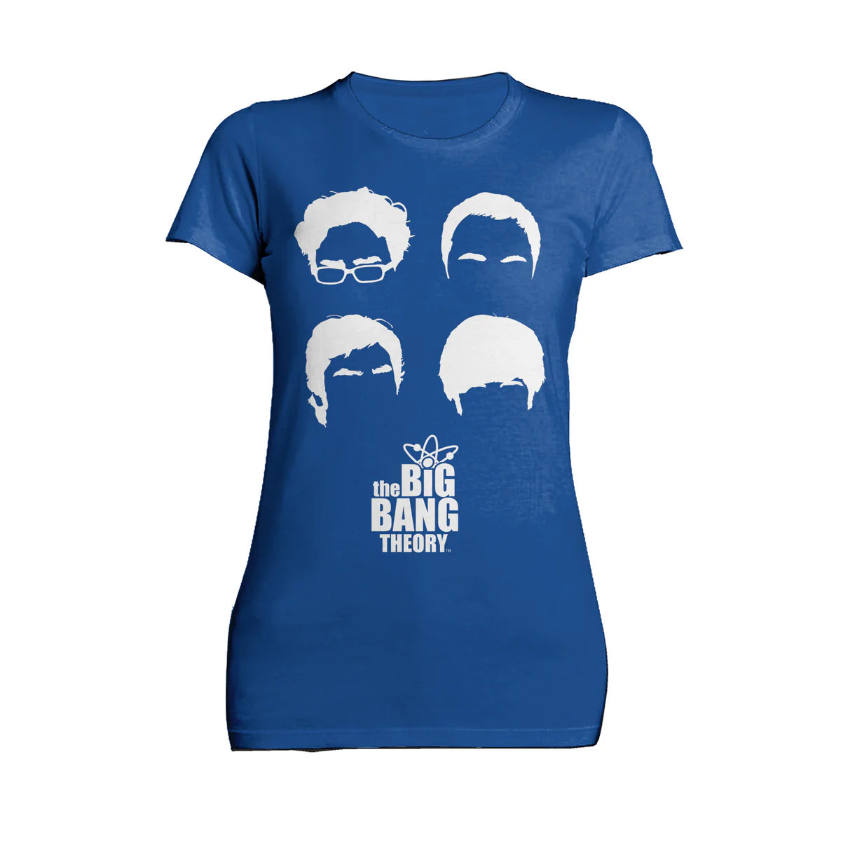 Big Bang Theory + Logo Group Hair Official Women's T-shirt