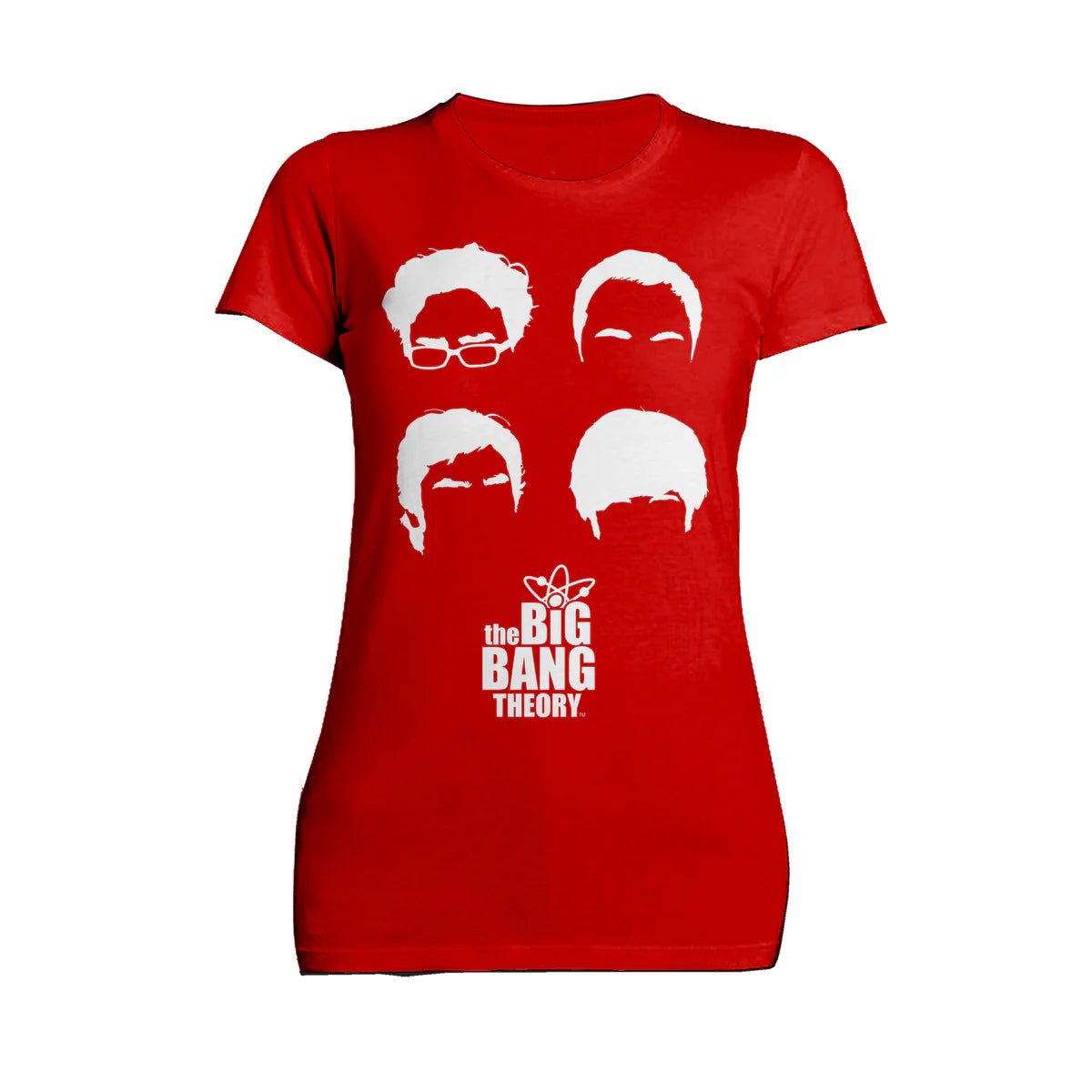 Big Bang Theory + Logo Group Hair Official Women's T-shirt