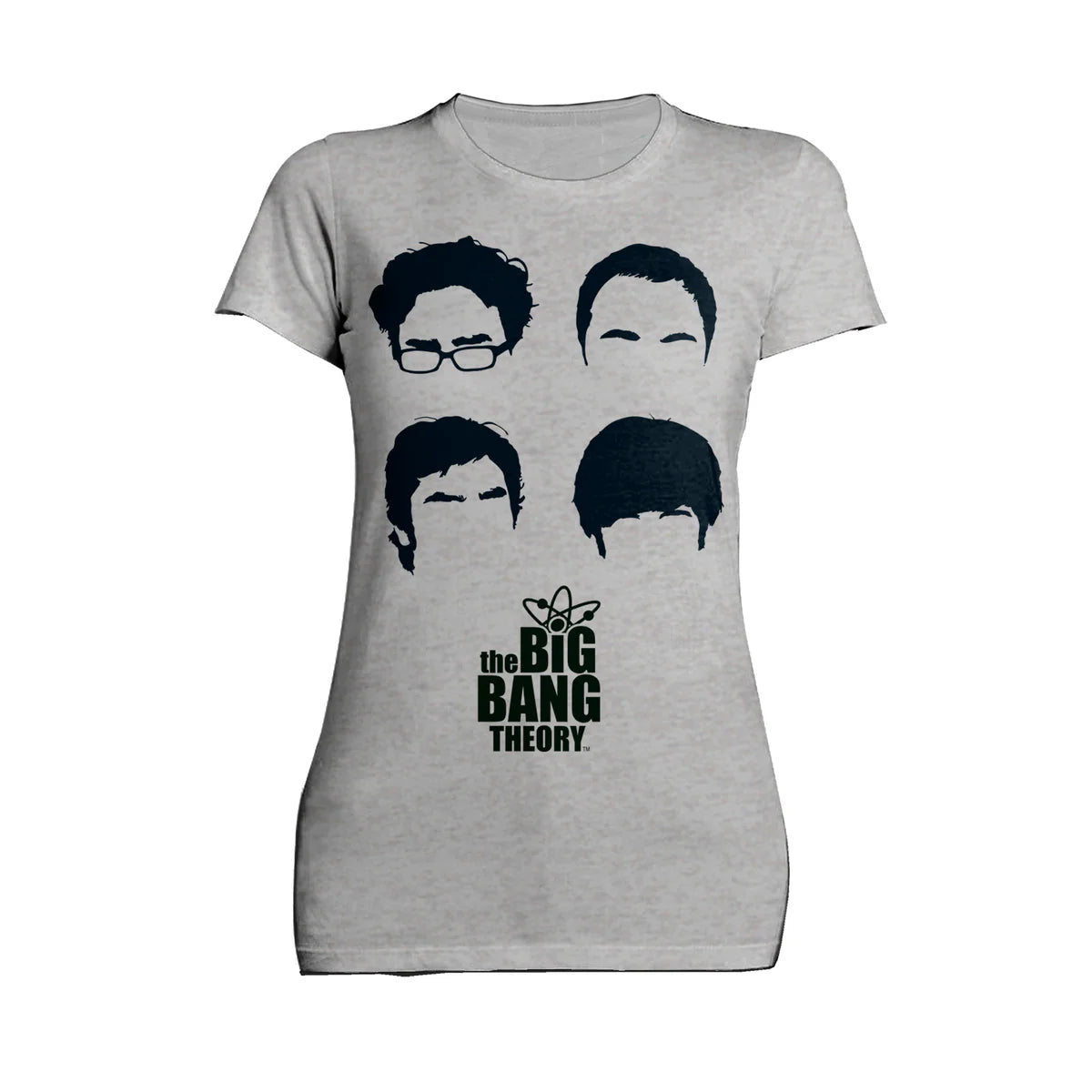 Big Bang Theory + Logo Group Hair Official Women's T-shirt