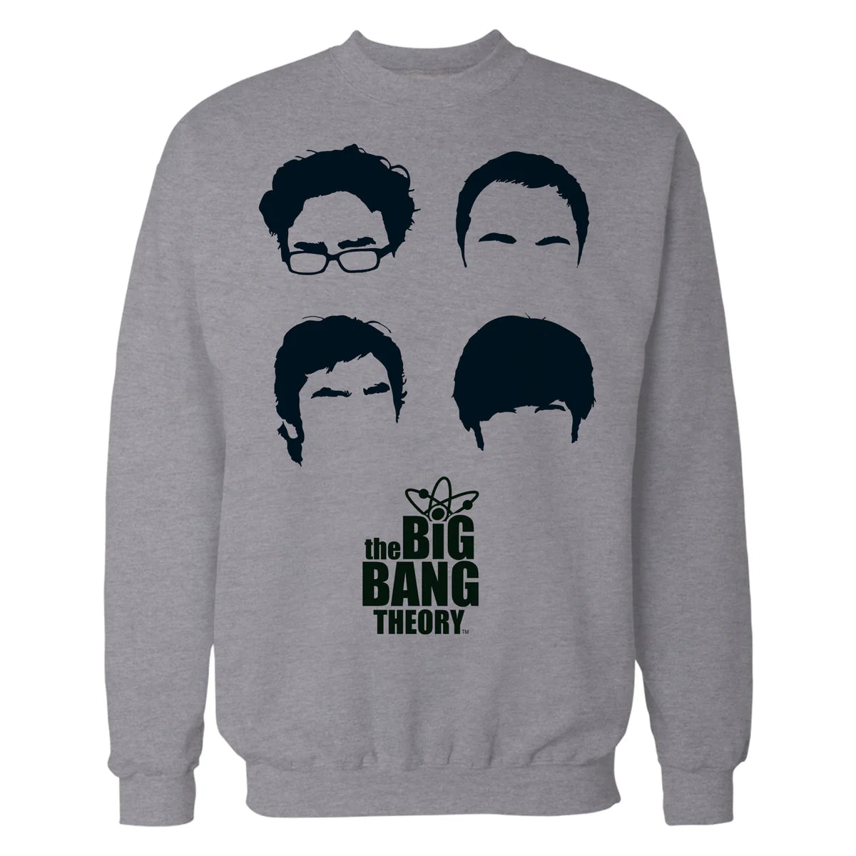 Big Bang Theory + Logo Group Hair Official Sweatshirt