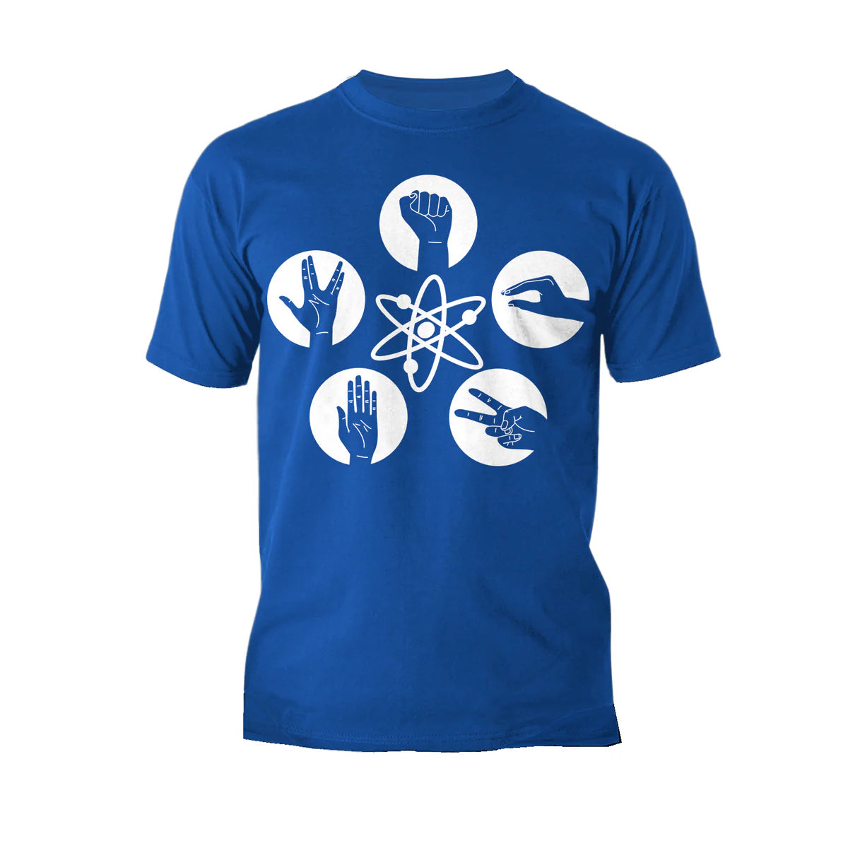Big Bang Theory + Logo Rock Lizard Spock Official Men's T-shirt