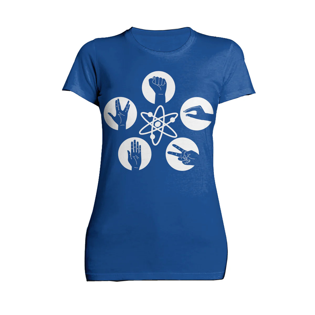 Big Bang Theory + Logo Rock Lizard Spock Official Women's T-shirt