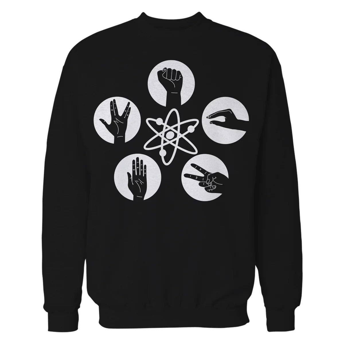 Big Bang Theory + Logo Rock Lizard Spock Official Sweatshirt