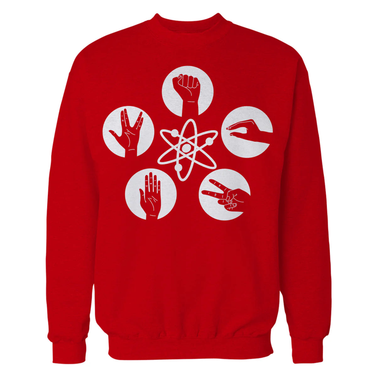 Big Bang Theory + Logo Rock Lizard Spock Official Sweatshirt