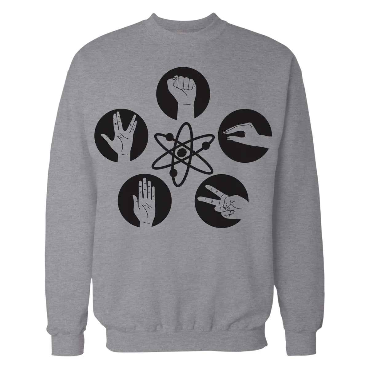 Big Bang Theory + Logo Rock Lizard Spock Official Sweatshirt