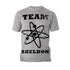 Big Bang Theory + Logo Team Sheldon Atom Official Men's T-shirt