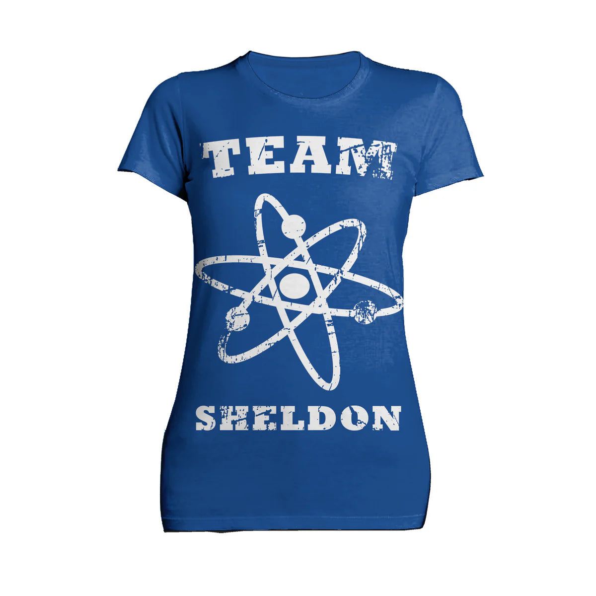 Big Bang Theory + Logo Team Sheldon Atom Official Women's T-shirt