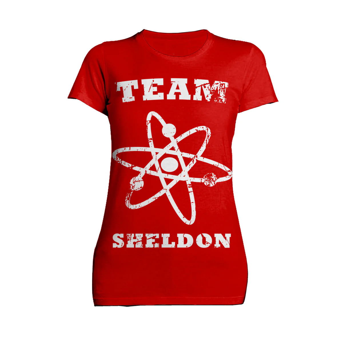 Big Bang Theory + Logo Team Sheldon Atom Official Women's T-shirt