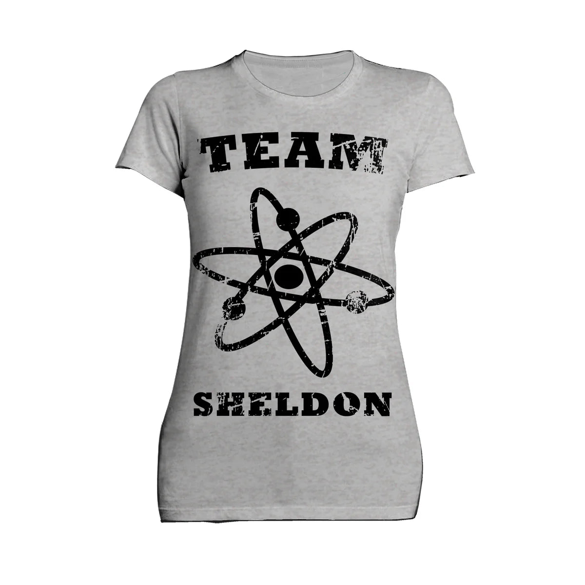 Big Bang Theory + Logo Team Sheldon Atom Official Women's T-shirt