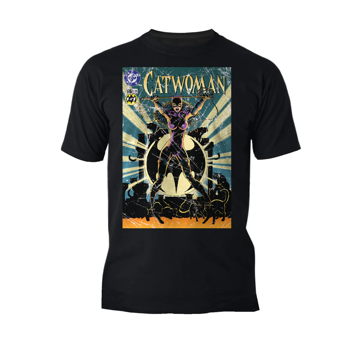 DC Comics Catwoman Cover CW55 Official Men's T-Shirt