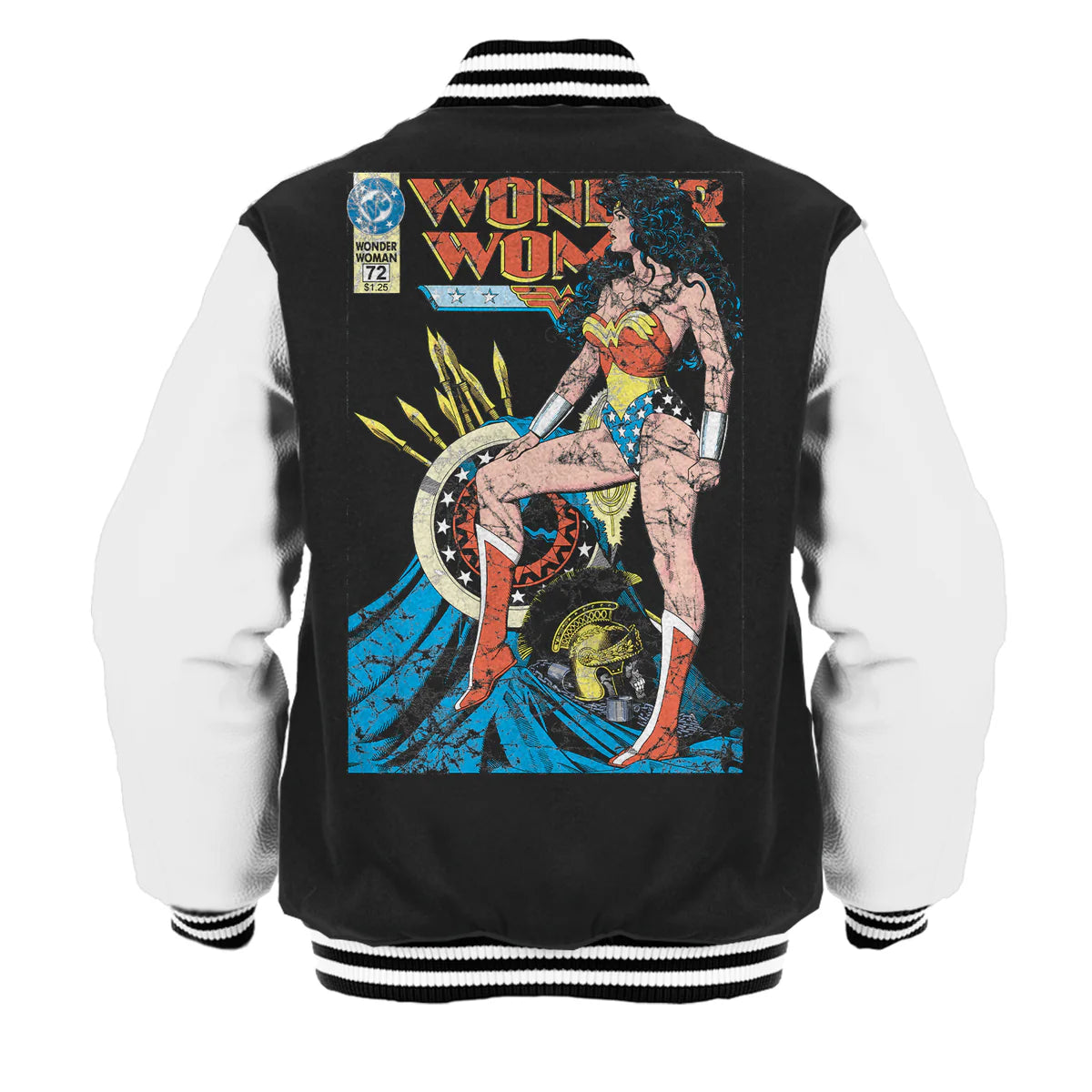 DC Comics Wonder Woman Cover WW55 Legs Official Varsity Jacket