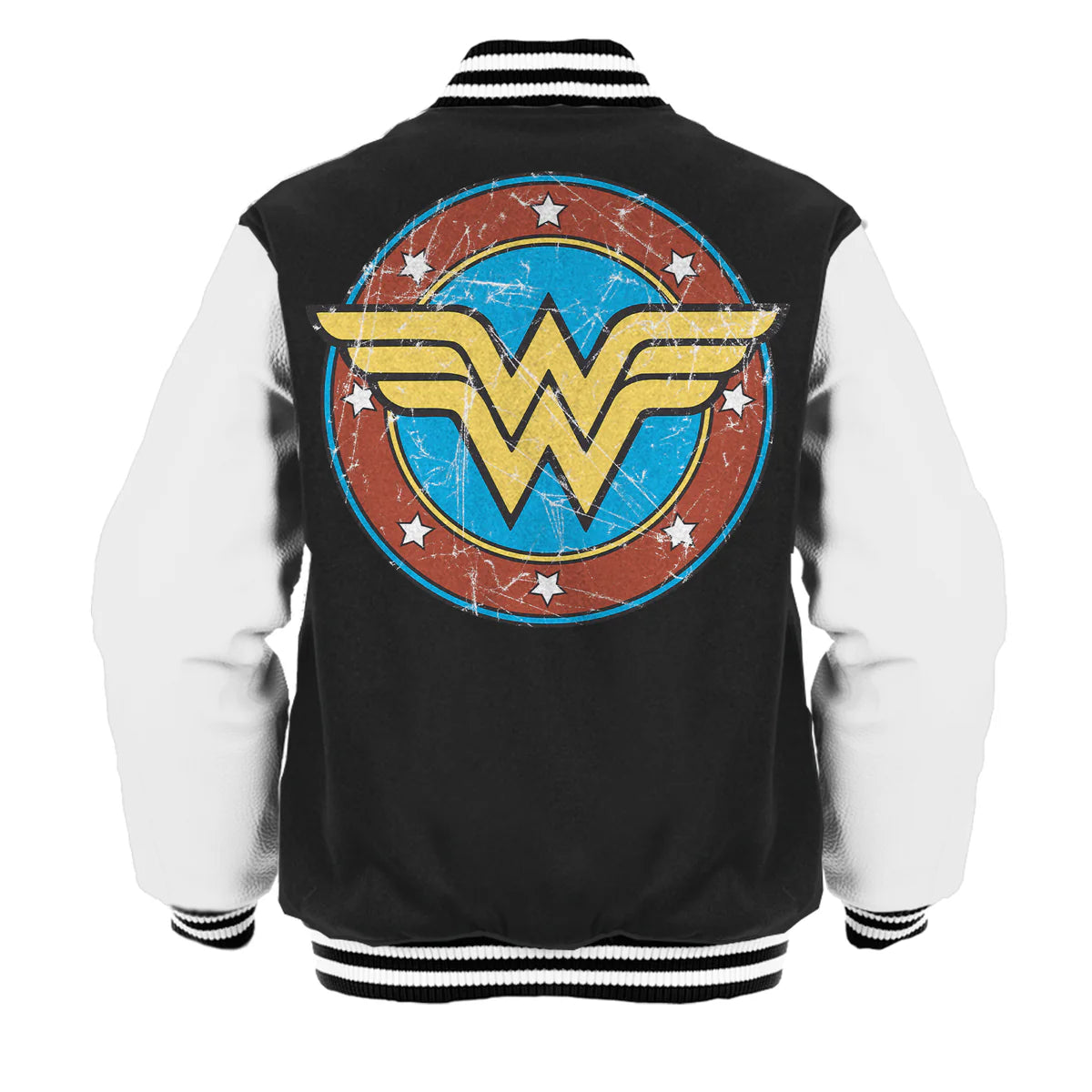 DC Comics Wonder Woman Logo Circle Dist Official Varsity Jacket