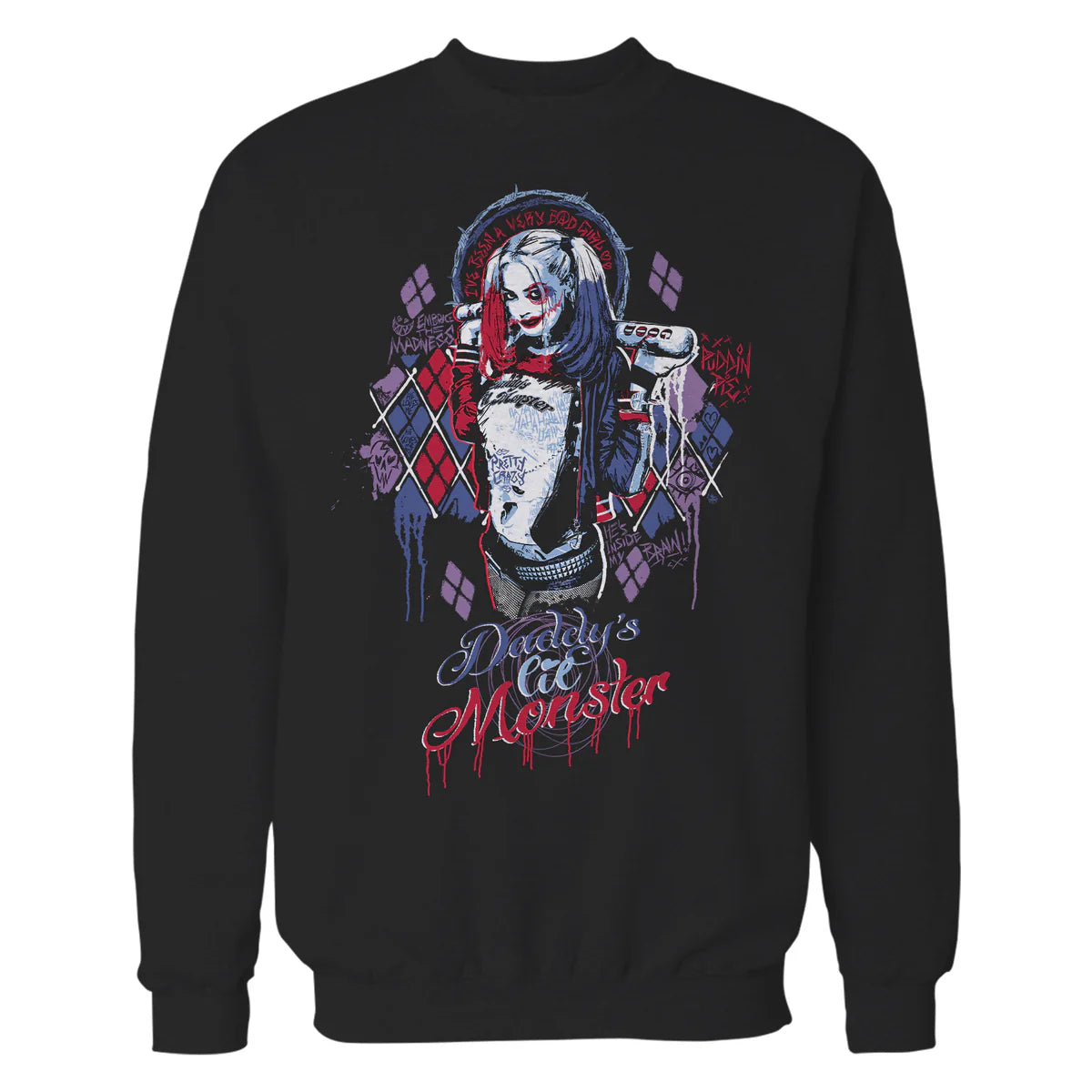 DC Suicide Squad Harley Quinn Lil Monster Official Sweatshirt