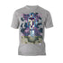 Doctor Who 80s Neon Cyberman Official Men's T-shirt