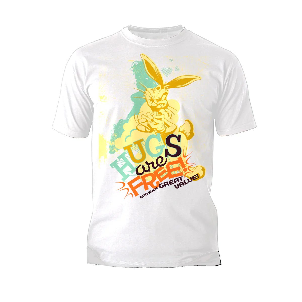 Looney Tunes Bugs Bunny Retro Hugs Free Official Men's T-shirt