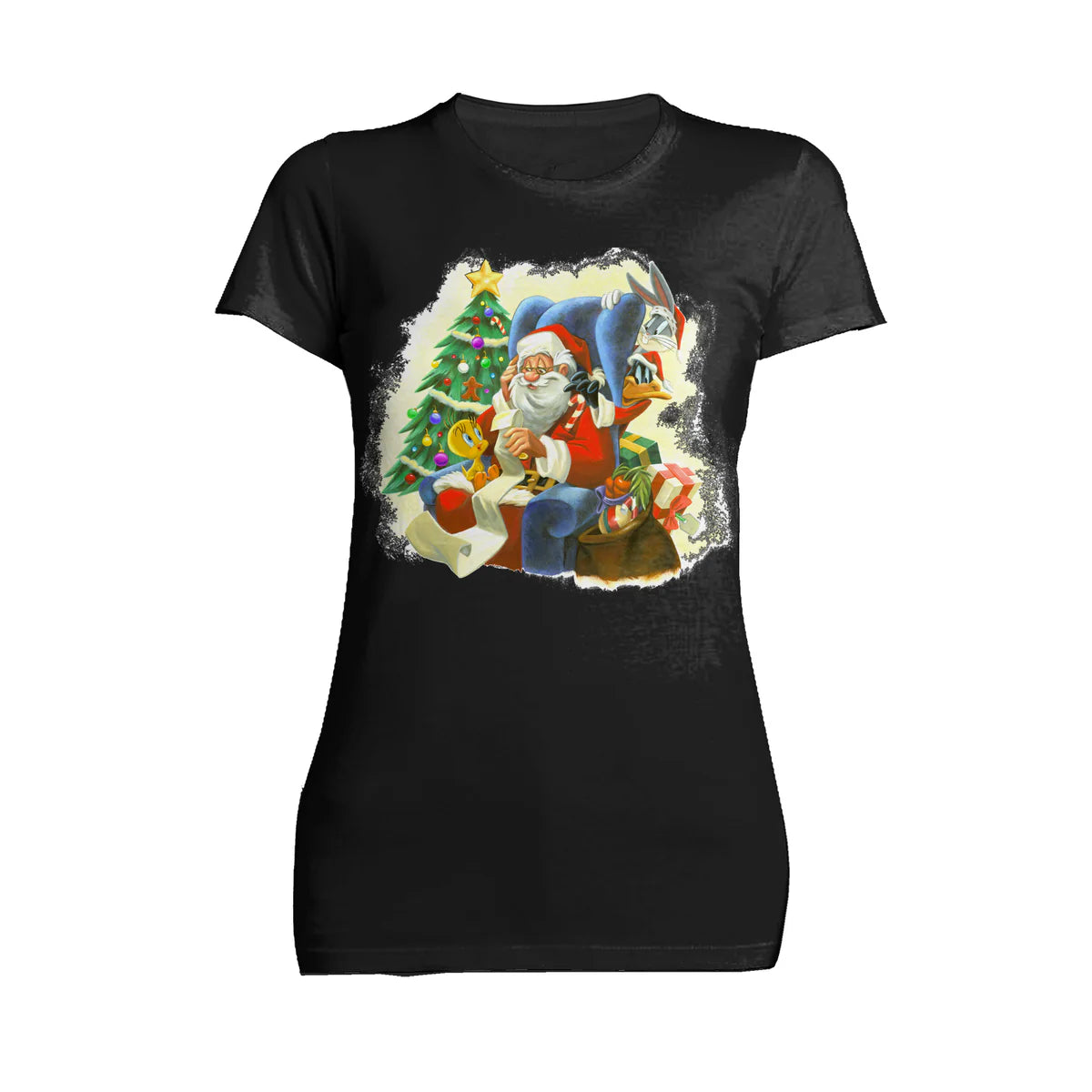 Looney Tunes Looney Tunes Xmas Santa Official Women's T-Shirt