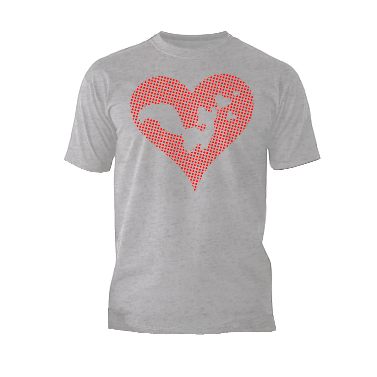 Looney Tunes Pepe Le Pew Logo Love Heart Official Men's T-shirt