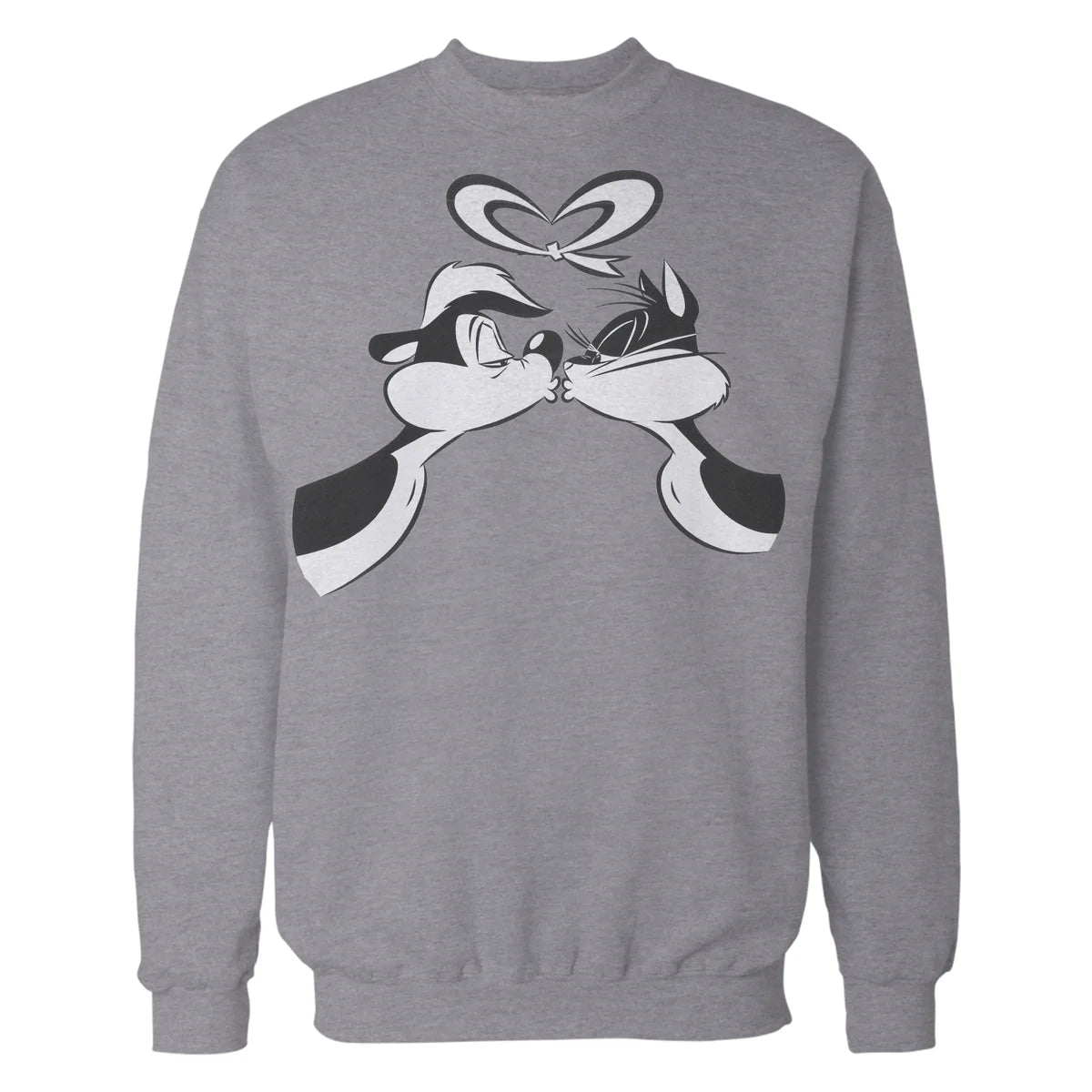 Looney Tunes Pepe Le Pew Valentines Kiss Official Sweatshirt