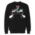 Looney Tunes Pepe Le Pew Xmas Kiss Official Sweatshirt