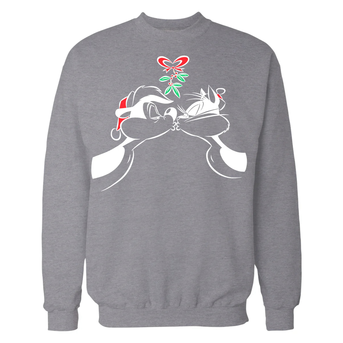 Looney Tunes Pepe Le Pew Xmas Kiss Official Sweatshirt