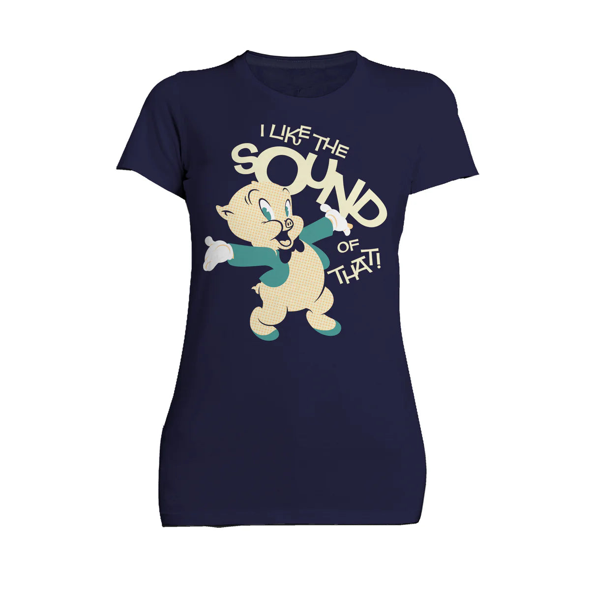 Looney Tunes Porky Pig Retro Like The Sound Women's T-shirt
